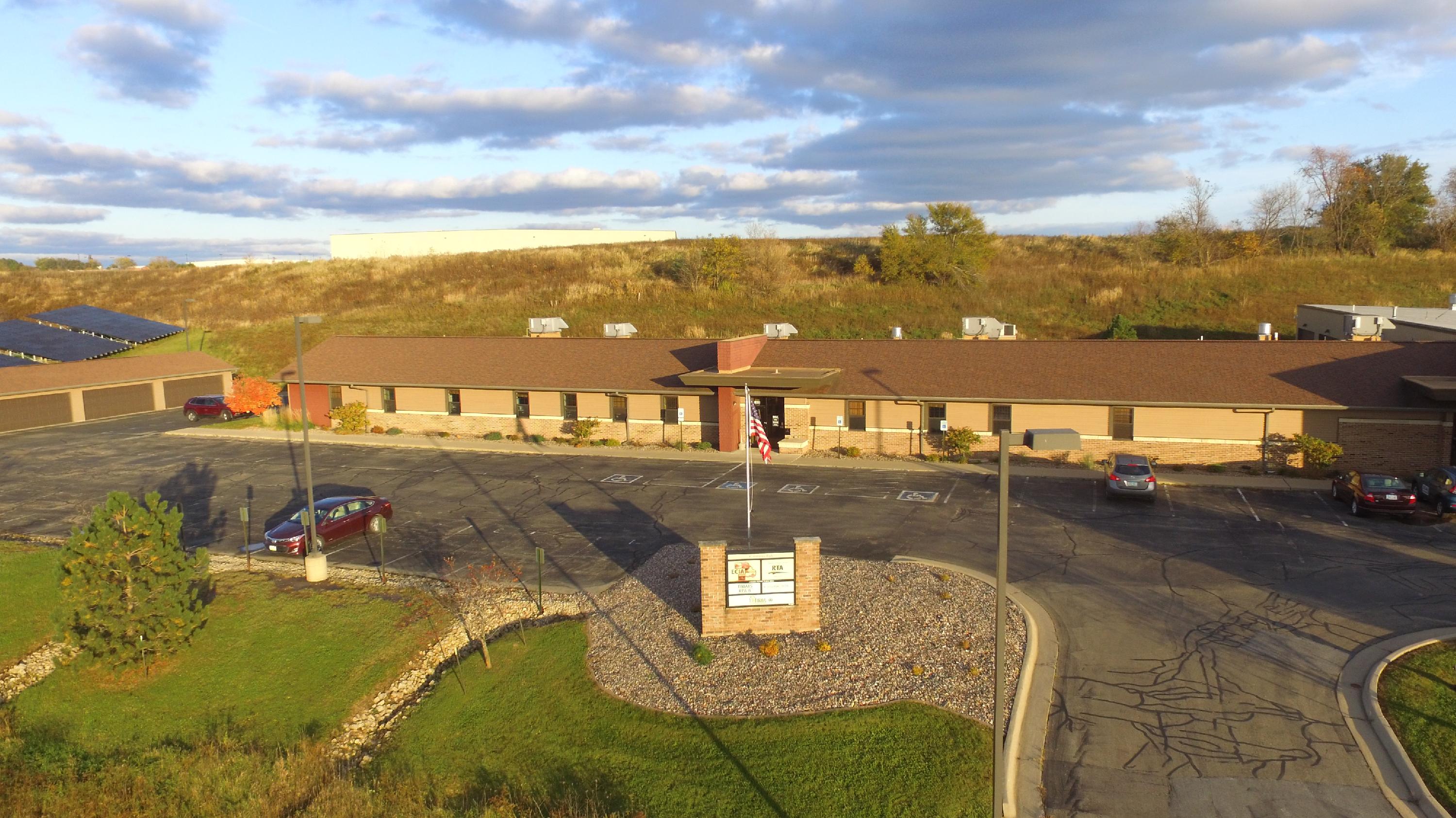 Aerial ECIA Building